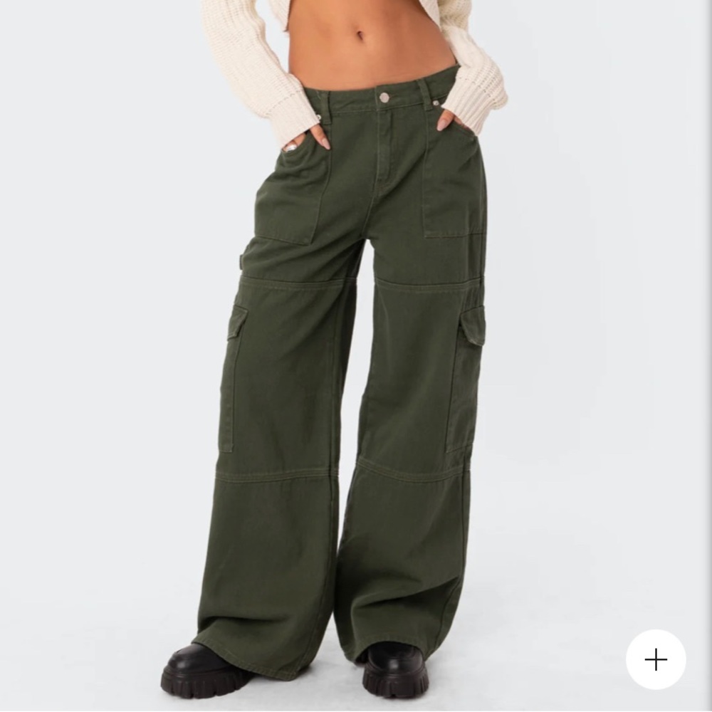 Edikted ember denim cargo pants